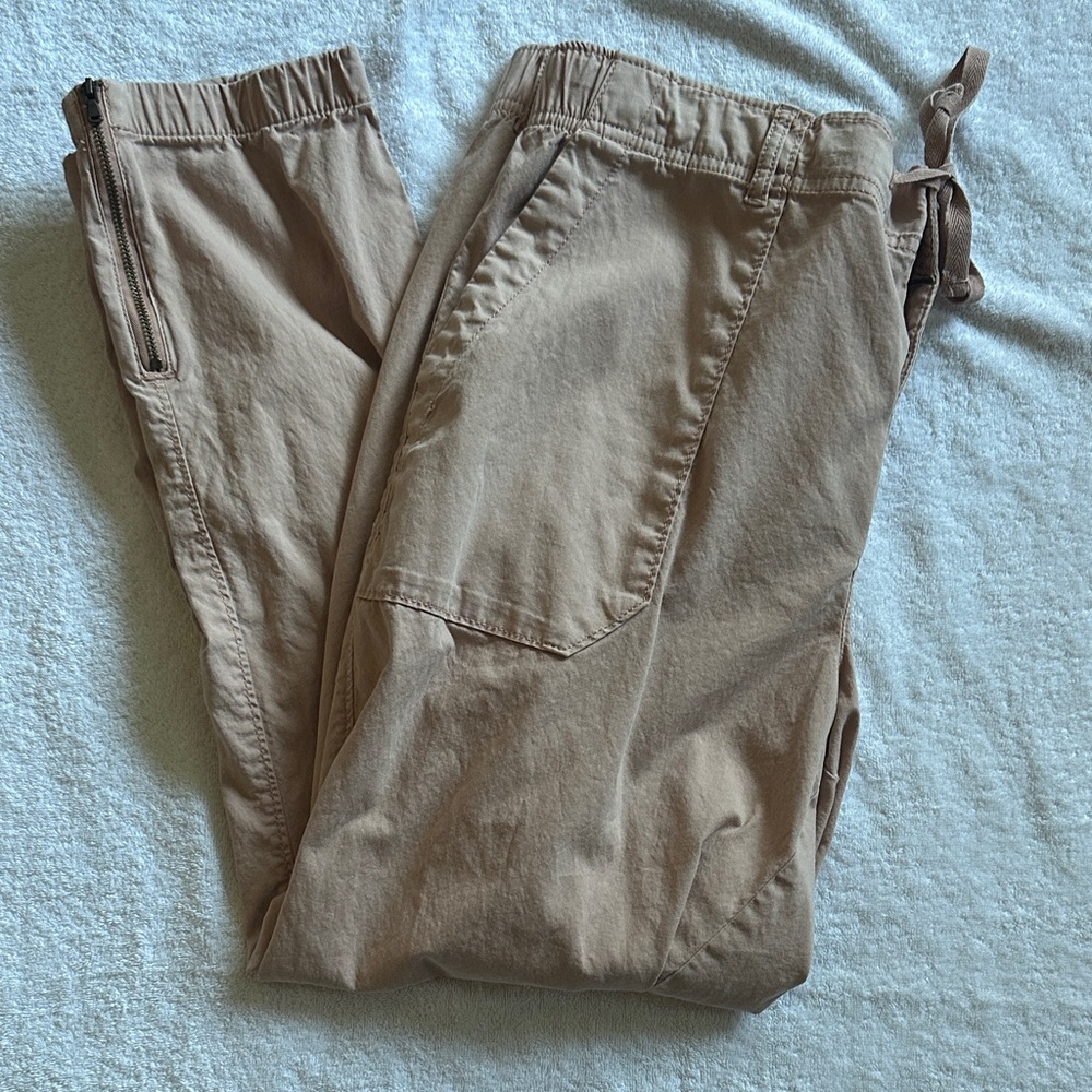 Sonoma Women’s Blush Twill Jogger Pants Size XL